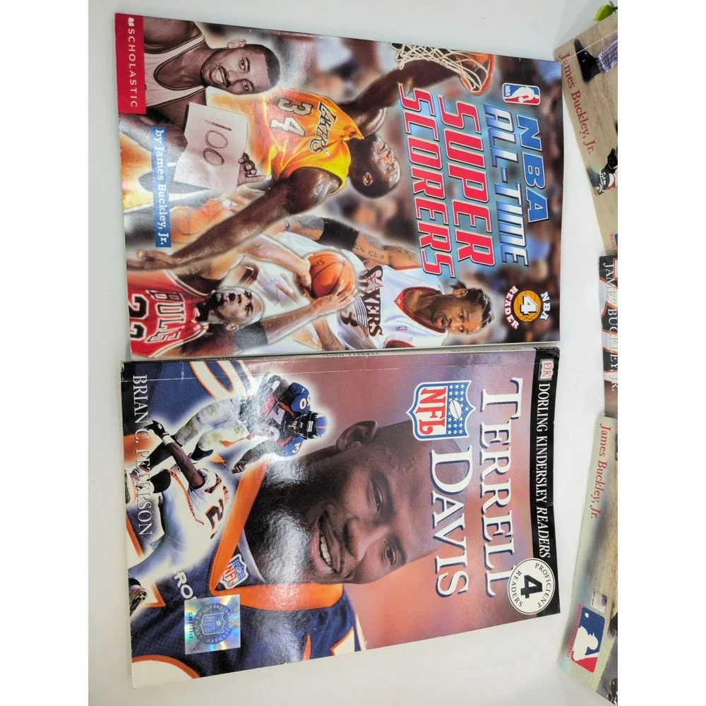 SPORTS LOT 5!🏀DK Early Readers Books Level 4 Boys Homeschool Basketball NFL MLB